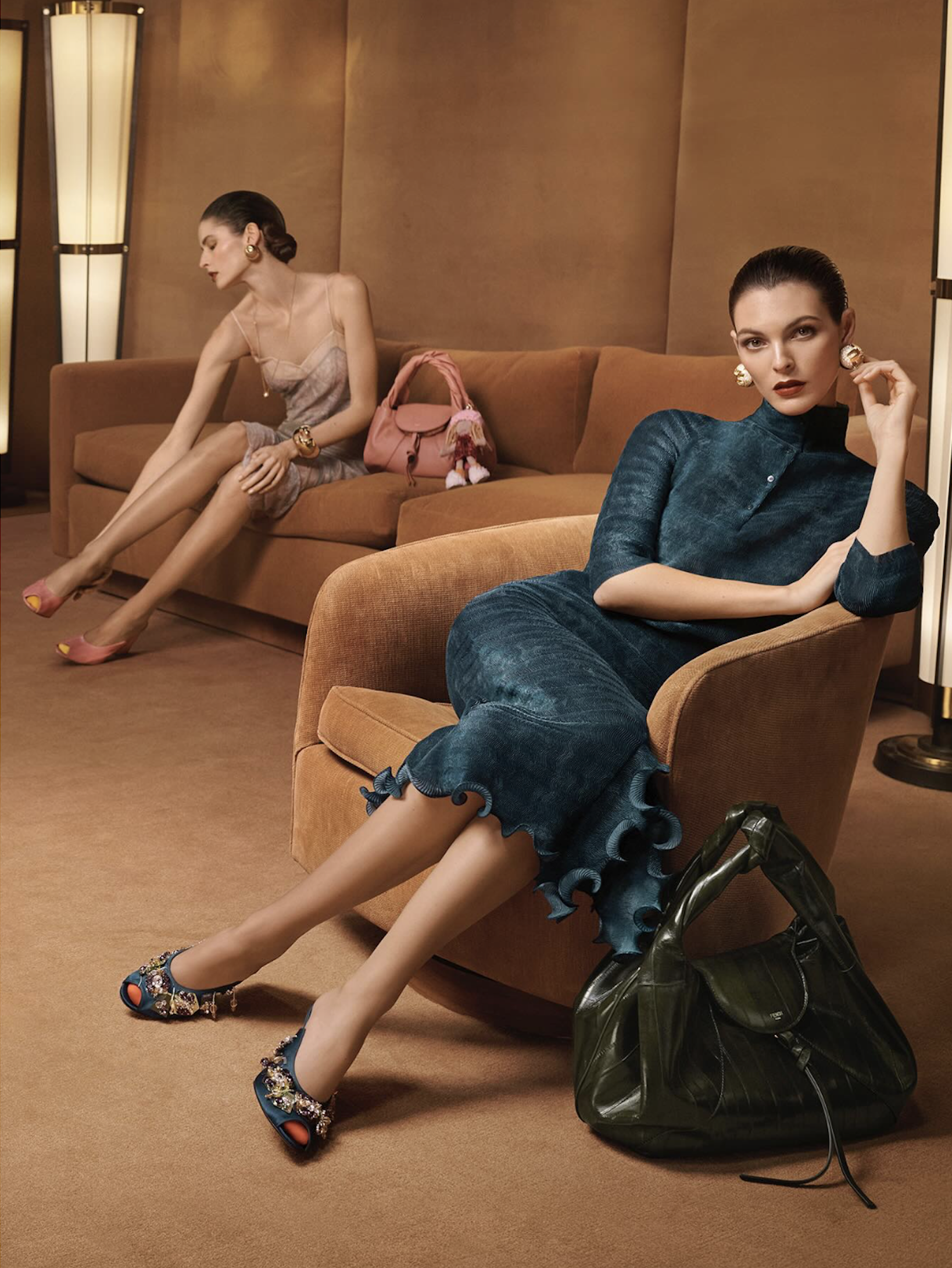 Fendi Takes A Modern View of Roman Style in Fall 2025 Campaign